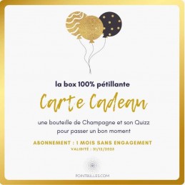 Carte Cadeau : 29,90 € / mois